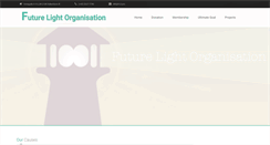 Desktop Screenshot of futurelightorganisation.com